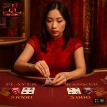 Queen Vegas - Live Baccarat Table Game